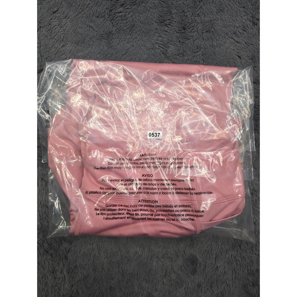 Crown & Ivy Womens Pink High Waisted Activewear Leggings with Pockets Size XL - Picture 6 of 6